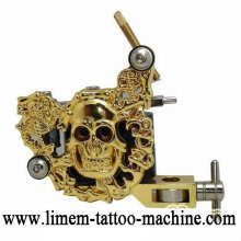 Ametralladora de cobre hecha a mano de la máquina del tatuaje de la máquina de Luo